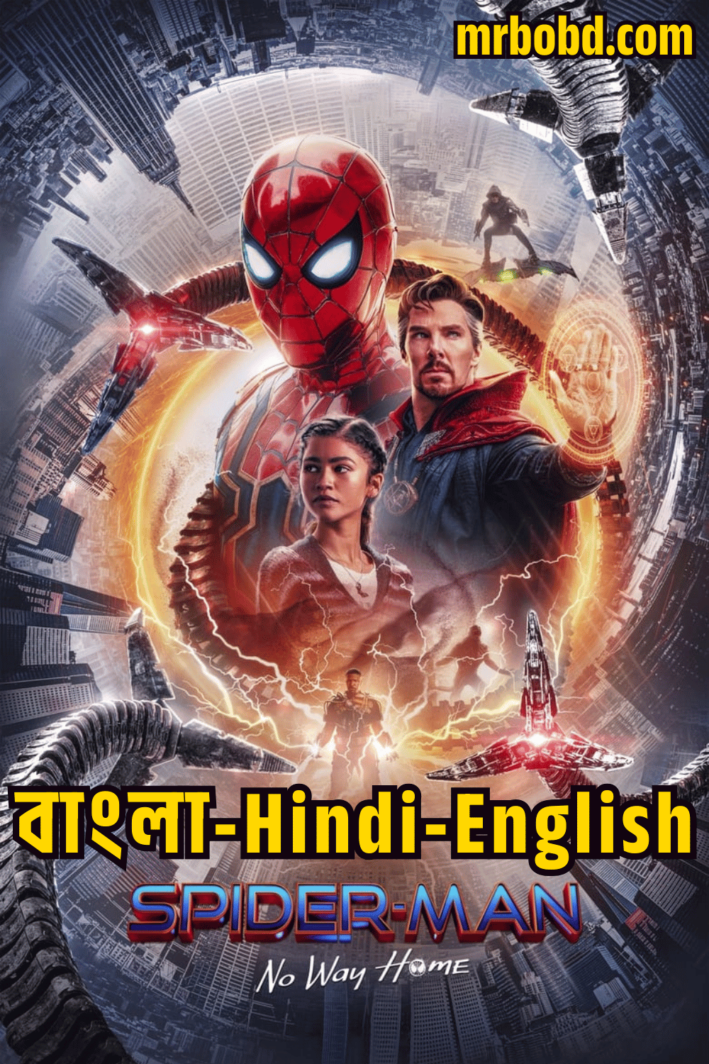 Spider-Man No Way Home (2021) Bangla/Hindi/English – Full Movie Download & Watch FREE – ZMOVIE4U.COM-