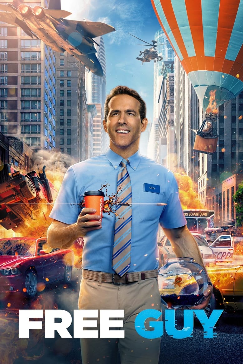 Free Guy (2021) Hindi + English – Full Movie Download & Watch FREE – ZMOVIE4U.COM-